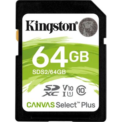 Kingston Canvas Select Plus SD - SDXC 64GB Kingston Canvas Select Plus SD - SDXC 64GB