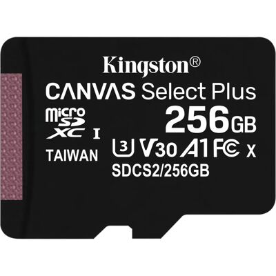 Kingston Canvas Select Plus microSD - microSDXC 256GB Kingston Canvas Select Plus microSD - microSDXC 256GB