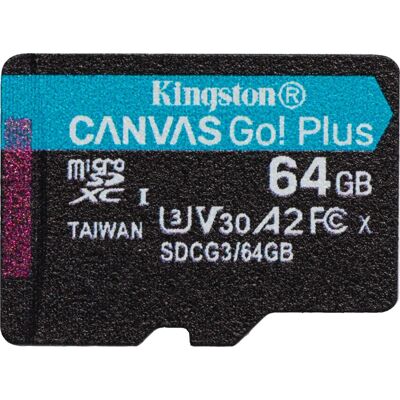 Kingston Canvas Go! Plus microSDXC - 64GB Kingston Canvas Go! Plus microSDXC - 64GB