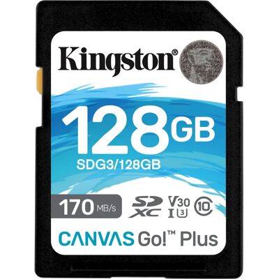 Kingston Canvas Go! Plus SDXC - 128GB - Publicité Kingston Canvas Go! Plus SDXC - 128GB - Publicité