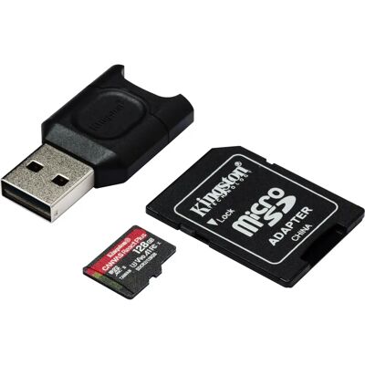 Kingston 128GB Canvas React Plus MicroSD UHS-II Classe 10 Kingston 128GB Canvas React Plus MicroSD UHS-II Classe 10