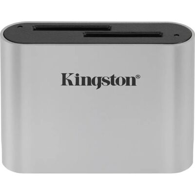 Kingston trådlös SD-kortläsare - Svart, Silver Kingston trådlös SD-kortläsare - Svart, Silver