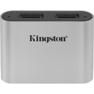 Czytnik microSD Kingston Technology Workflow - Czarny, Srebrny Czytnik microSD Kingston Technology Workflow - Czarny, Srebrny