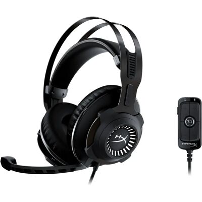 HyperX Cloud Revolver Pro Fones de Ouvido para Jogos - Fio Preto Gaming Headset HyperX Cloud Revolver Pro Fones de Ouvido para Jogos - Fio Preto Gaming Headset