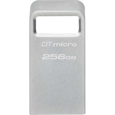 Kingston DataTraveler Micro USB 3.2 256GB Silber - USB-Stick Kingston DataTraveler Micro USB 3.2 256GB Silber - USB-Stick