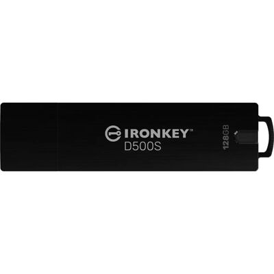 Kingston IronKey D500S USB-Flash-Laufwerk - Sicher, Wasserdicht, 128GB Kingston IronKey D500S USB-Flash-Laufwerk - Sicher, Wasserdicht, 128GB