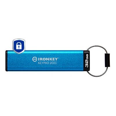 Kingston IronKey Keypad 200 USB-C 32GB - Biztonságos USB-flash Kingston IronKey Keypad 200 USB-C 32GB - Biztonságos USB-flash
