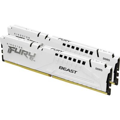 Kingston 32GB DDR5 6400MHz - Fehér - Gaming memória modul Kingston 32GB DDR5 6400MHz - Fehér - Gaming memória modul