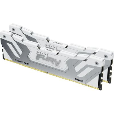 Kingston FURY Renegade 48GB DDR5 - Branco - 8400MHz - CL40 - Canal Duplo Kingston FURY Renegade 48GB DDR5 - Branco - 8400MHz - CL40 - Canal Duplo