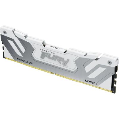 Kingston 24GB DDR5 Memory Module - Unbuffered - 4200 MHz - White - Memory Type DDR5 - Model KF584CU40RW-24 - Memory (RAM) Kingston 24GB DDR5 Memory Module - Unbuffered - 4200 MHz - White - Memory Type DDR5 - Model KF584CU40RW-24 - Memory (RAM)