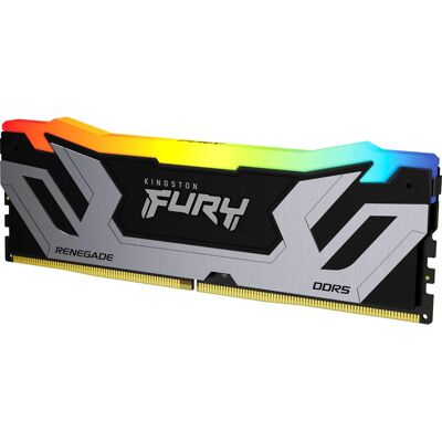 Kingston 24 GB DDR5 RAM - Preto & Prata - 4200 MHz Kingston 24 GB DDR5 RAM - Preto & Prata - 4200 MHz