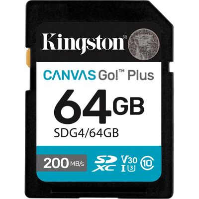 Karta pamięci Kingston Canvas Go! Plus 64GB - Karta pamięci Karta pamięci Kingston Canvas Go! Plus 64GB - Karta pamięci