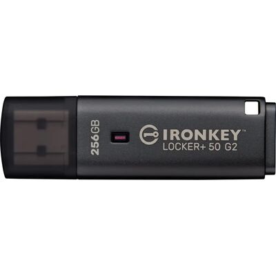 Kingston IronKey Locker+ 50 G2 USB flash drive - USB Type-A 3.2 Gen 1 - Musta Kingston IronKey Locker+ 50 G2 USB flash drive - USB Type-A 3.2 Gen 1 - Musta