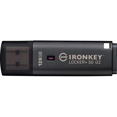 Kingston IronKey 50 G2 128GB USB Flash Drive - USB Type-A Kingston IronKey 50 G2 128GB USB Flash Drive - USB Type-A