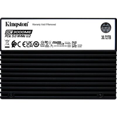 Kingston Technology - DC3000ME - 30.7TB - U.2 PCIe 5.0 - SSD Kingston Technology - DC3000ME - 30.7TB - U.2 PCIe 5.0 - SSD