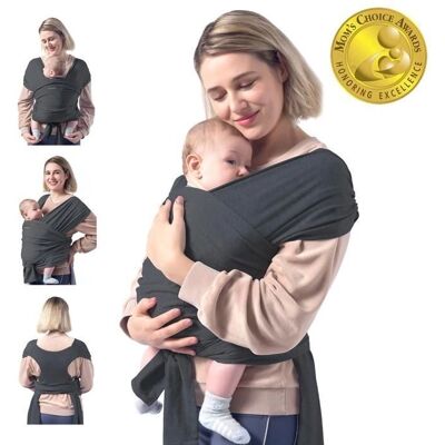 Porte-bébé Momcozy - Gris Foncé - Porte-bébé - Publicité Porte-bébé Momcozy - Gris Foncé - Porte-bébé - Publicité