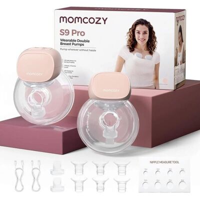 MOMCOZY - S9 Pro 24 mm flange - Rose - Pompe à lait - Publicité MOMCOZY - S9 Pro 24 mm flange - Rose - Pompe à lait - Publicité