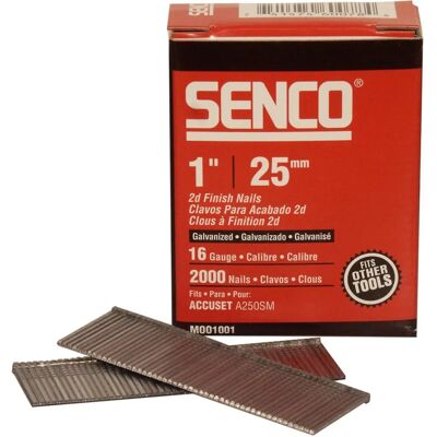 Senco SENRX13EAA Galvanisierte 16G x 25mm Nägel - Nägel Senco SENRX13EAA Galvanisierte 16G x 25mm Nägel - Nägel