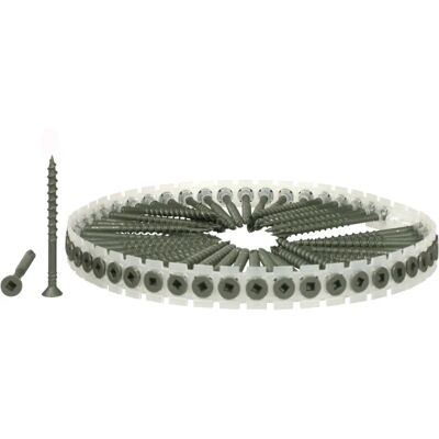 Senco DuraSpin Collated Screws Weatherex 4.5 x 75mm - Screws Senco DuraSpin Collated Screws Weatherex 4.5 x 75mm - Screws