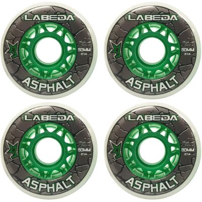 Labeda Plateado 80mm Rollen - Rollensatz für Skates Labeda Plateado 80mm Rollen - Rollensatz für Skates