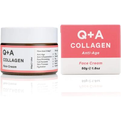 Q+A Kollagen Ansiktskrem - Støtter hudens fasthet & hydrering Q+A Kollagen Ansiktskrem - Støtter hudens fasthet & hydrering
