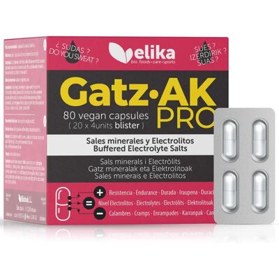 Elikafoods Gatz Ak Pro - Cápsulas de Sales Minerales - 80 Veganas Elikafoods Gatz Ak Pro - Cápsulas de Sales Minerales - 80 Veganas