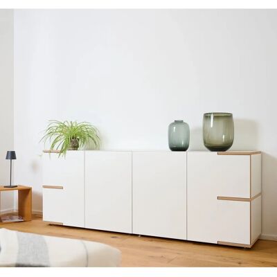 Tojo Mehrzweckschrank - vielseitig, weiß, MDF - Stauraum Tojo Mehrzweckschrank - vielseitig, weiß, MDF - Stauraum