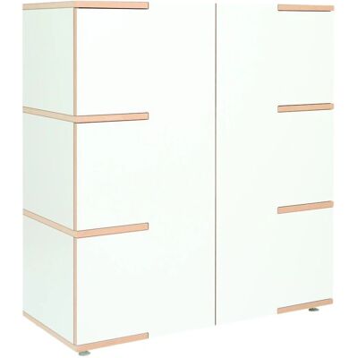 Mehrzweckschrank TOJO stau - Weiß - MDF Mehrzweckschrank TOJO stau - Weiß - MDF