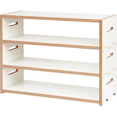 Tojo Hochstapler Weiß Mehrzweckregal - Modulares Regalsystem Tojo Hochstapler Weiß Mehrzweckregal - Modulares Regalsystem