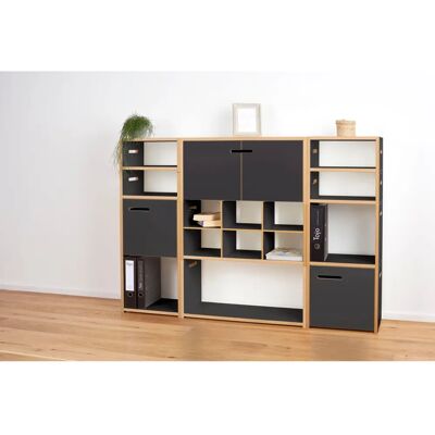 Tojo halbstark modulare Regal - Mehrzweckregal - Italienisches MDF, Einfache Montage Tojo halbstark modulare Regal - Mehrzweckregal - Italienisches MDF, Einfache Montage