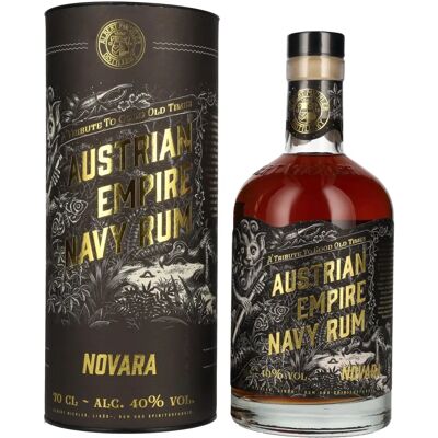 Austrian Empire Navy Rum NOVARA - Jamaika, Barbados, Trinidad, Dominikanische - 40% - 0,7l Austrian Empire Navy Rum NOVARA - Jamaika, Barbados, Trinidad, Dominikanische - 40% - 0,7l