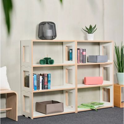 Système d'étagères de base Tojo - Blanc - Système modulaire - Publicité Système d'étagères de base Tojo - Blanc - Système modulaire - Publicité