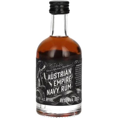 Austrian Empire Navy RESERVA 1863 Rum - Tiefes Bernstein - 0,05l Austrian Empire Navy RESERVA 1863 Rum - Tiefes Bernstein - 0,05l