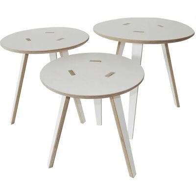 Tojo Möbel GmbH Tojo-rund Petit table ronde - Table d'appoint - Publicité Tojo Möbel GmbH Tojo-rund Petit table ronde - Table d'appoint - Publicité
