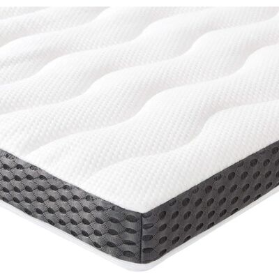 Amazon Basics Memory Foam Matratzenschoner - 150x200cm - Weiß Amazon Basics Memory Foam Matratzenschoner - 150x200cm - Weiß