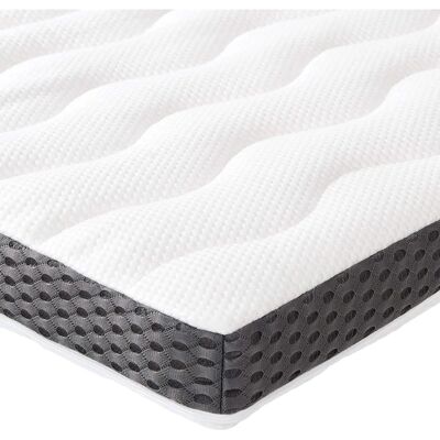 Amazon Basics Surmatelas 160 x 200 cm - Mousse à mémoire - Blanc - Surmatelas Amazon Basics Surmatelas 160 x 200 cm - Mousse à mémoire - Blanc - Surmatelas