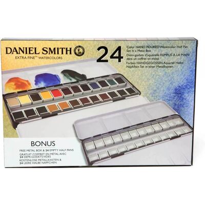 Daniel Smith Extra-fine Watercolor 24 demi-godets - art supplies Daniel Smith Extra-fine Watercolor 24 demi-godets - art supplies