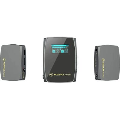 Sistema de Micrófono Inalámbrico Mirfak We10 Pro - Audio Todo Uso Sistema de Micrófono Inalámbrico Mirfak We10 Pro - Audio Todo Uso