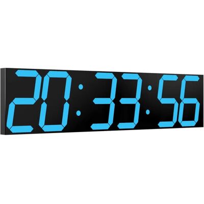 CHKOSDA - Relógio de parede digital - dígitos de 5.9 polegadas - Relógio CHKOSDA - Relógio de parede digital - dígitos de 5.9 polegadas - Relógio
