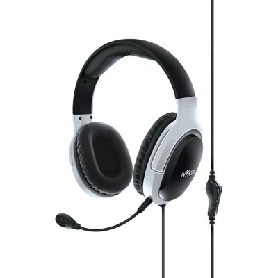 Cuffie Nyko NP5-5000 - Wireless Gaming - Nero/Bianco - Fascia Cuffie Nyko NP5-5000 - Wireless Gaming - Nero/Bianco - Fascia