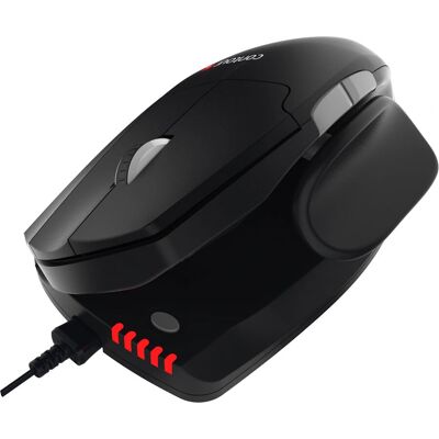 Souris Ergonomique Ajustable Contour Unimouse R - Droit USB 2800 DPI - Publicité Souris Ergonomique Ajustable Contour Unimouse R - Droit USB 2800 DPI - Publicité