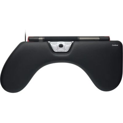 Contour Design Red Max ambidextrous ergonomisk mus - Kontor USB 2800 DPI Contour Design Red Max ambidextrous ergonomisk mus - Kontor USB 2800 DPI
