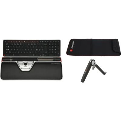 Kit inalámbrico ergonómico de ratón y teclado de Contour Design - Negro Kit inalámbrico ergonómico de ratón y teclado de Contour Design - Negro