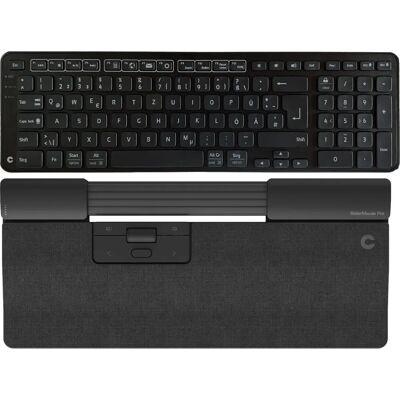 Ensemble clavier et souris ergonomiques de Contour Design - Noir, Gris, Gris foncé Ensemble clavier et souris ergonomiques de Contour Design - Noir, Gris, Gris foncé