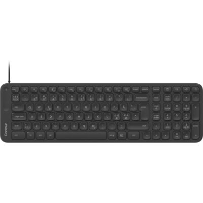 Contour Design Balance keyboard - Black - Office USB, Ergonomic, Full-size, Programmable Contour Design Balance keyboard - Black - Office USB, Ergonomic, Full-size, Programmable