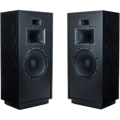 Klipsch Forte IV Gulvstående Høyttalere - Sort Eik Klipsch Forte IV Gulvstående Høyttalere - Sort Eik