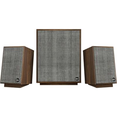 Klipsch Promedia Heritage 2.1 Walnut - Sistema de alto-falantes Klipsch Promedia Heritage 2.1 Walnut - Sistema de alto-falantes