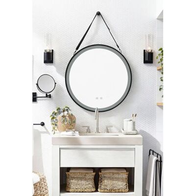 Living and Home - D60 Round Mirror - LED Mirror Living and Home - D60 Round Mirror - LED Mirror