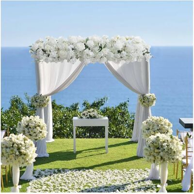 UNKNOWN - Artificial Rose - White - Decorative item UNKNOWN - Artificial Rose - White - Decorative item