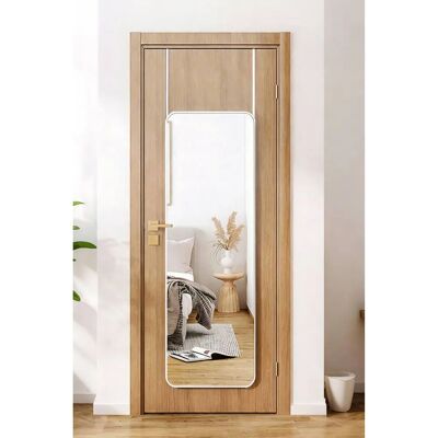 LivingandHome - Full Length Mirror - White - Mirror LivingandHome - Full Length Mirror - White - Mirror